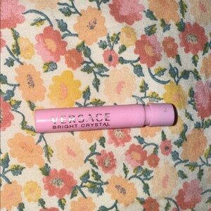 Versace Bright Crystal Lip Balm & Gloss Tube - Pink